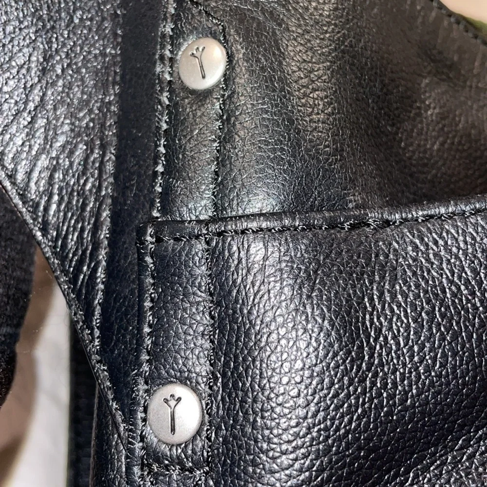 Jack Spade - Men's Pebble Leather Messenger Bag adjustable strap UB 2